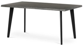Étkezőasztal 160 x 90 cm, szürke tölgyfa