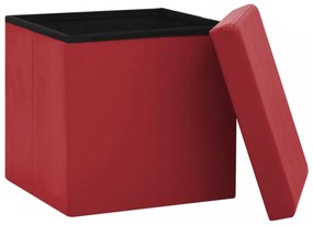 bordó összecsukható PVC tárolóülőke