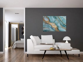 Kép - Türkiz márvány (90x60 cm)