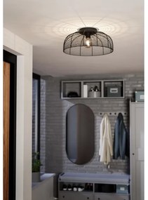 Eglo 43896 - Mennyezeti lámpa RINROE 1xE27/40W/230V fekete