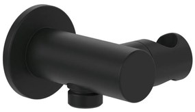 Villeroy & Boch TVC000462000K5 - matt fekete zuhanytartó kifolyóval