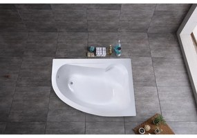 Nizza aszimmetrikus kád jobb 150x100 cm