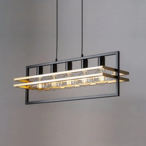 Sigma lighting modern függeszték merci fekete arany sig32395