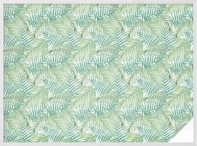 Tejfólia Ablaküvegekhez Öntapadós Adatvédelem Zöld páfrány 200x146