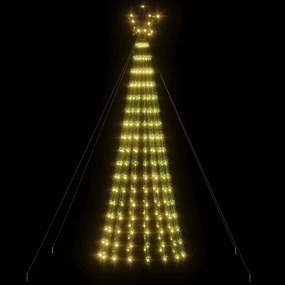meleg fehér LED karácsonyfa 275 LED 180 cm