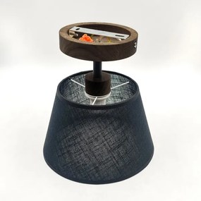 Brilagi - LED mennyezeti lámpa ANTHONY 1xE14/60W/230V dió/fekete