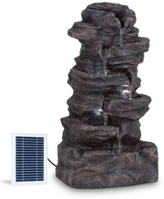 Blumfeldt Stonehenge XL, napelemes szökőkút, LED világítás, polyresin, lítium-ion akkumulátor