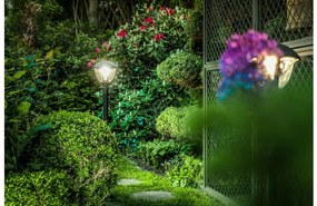 Lámpa Kerti lámpatest GRANDE-P, E27, MAX.60W, IP54, AC220-240V, 50-60Hz, pillér 1 m, fekete