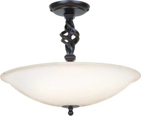 Elstead Lighting PEMBROKE PB-SF-A-BLACK Plafonlámpa 3x60W/E14