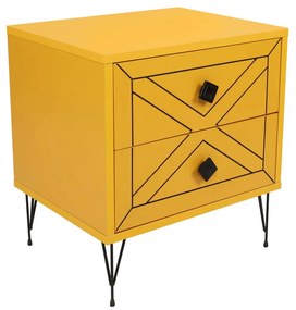 Luna Yellow éjjeliszekrény