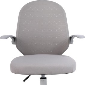 Irodai szék, szürke/fehér, PASTURA