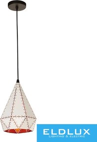 ELDLUX DIAMOND függeszték E27 fehér/arany