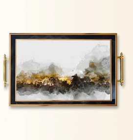 Üveg tálca, 38×24 cm – TPA9947