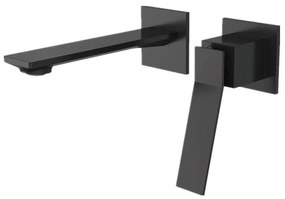 AREZZO design ROCKFIELD fali mosdócsaptelep, fekete AR-9903BL