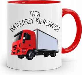 Piros Bögre Apának Apa Sofőrnek fényképes nyomtatással