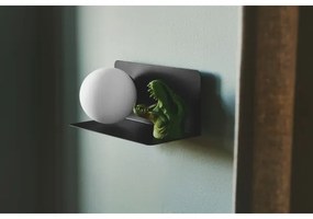 Nordlux - Fali lámpa polccal LILIBETH 1xE14/25W/230V fekete