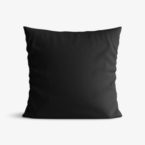 Goldea pamut párnahuzat - fekete 50 x 50 cm