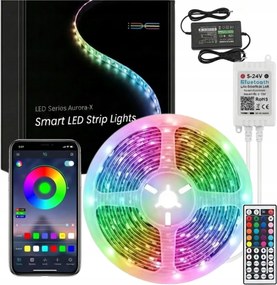 Rgb Led szalag 12V 20m IP20 komplett telefonos alkalmazás Led távirányító