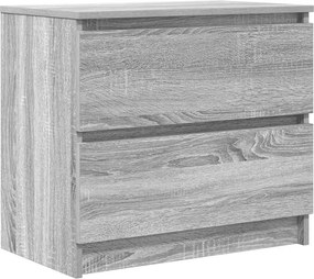 vidaXL szürke sonoma színű szerelt fa TV-szekrény 60x35x54 cm