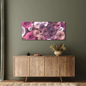 Absztrakt kép Rózsa virága (120x50 cm)