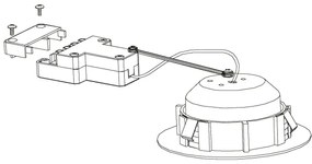 Eglo 95858- KÉSZLET 3x LED Dimmelhető beépíthető lámpa PINEDA 1xLED/5,5W/230V