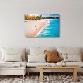 Kép - Strandfutás (90x60 cm)