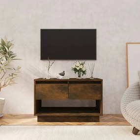 Füstös tölgy színű forgácslap tv-szekrény 70 x 41 x 44 cm
