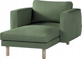 Dekoria Norsborg sezlonhuzat Ikea karfával, zöld