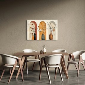 Kép - Vázák boltívekben (90x60 cm)