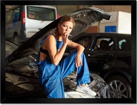 Poszterek keretben 40x30 Grażyna a garázsban Szerelő