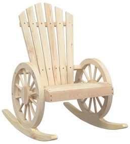 tömör fenyőfa Adirondack hintaszék