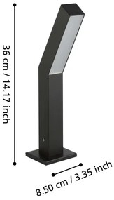 Eglo 900992 - LED Kültéri lámpa UGENTO 2xLED/4,5W/230V IP44