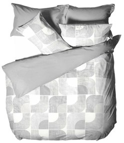 B.E.S. Petrovice Flanel ágynemű Nordic Grey, 140 x200 cm, 70 x 90 cm