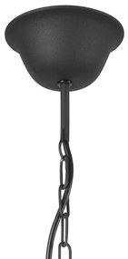 Csillár láncon LUCY 3xE14/60W/230V fekete