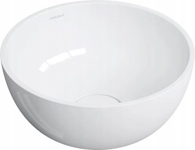 Mosdókagyló Ovális Fehér Fényes Omnires Shell 35CM