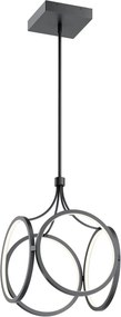 ELSTEAD QN-CIRI-P-MBK CIRIR Modern Led Függesztett Lámpa Matt Fekete LED IP20