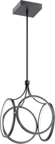 Quintiesse CIRI QN-CIRI-P-MBK Függőlámpa 1x45W/LED 3000k 1682LM