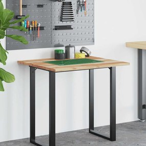 olajbevonatú tömör akácfa íróasztallap 80 x 60 x 2 cm