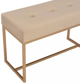 bézsszínű bársonypad 80 cm