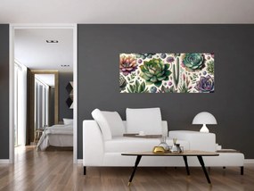 Kép - Pozsgás növények (120x50 cm)