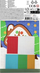 Karácsonyi Gingerbread House habszivacs mozaikos kreatív szett