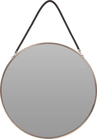 Dekoratív lógó tükör, arany keret, Ø 38