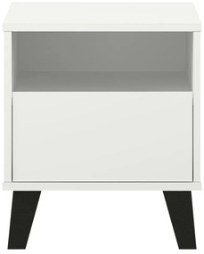 BOGAN 1S éjjeliszekrény, fehér