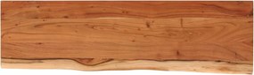 vidaXL tömör akácfa téglalap alakú asztallap 140 x 40 x 3,8 cm