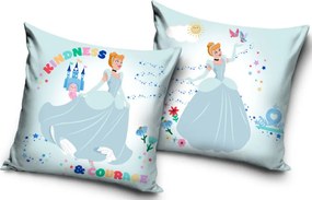Disney Hercegnők Cinderella párnahuzat 40x40 cm Velúr