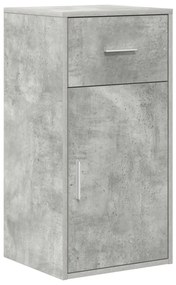 Szürke tárolószekrény Beton szürke Összeszerelt fa, Beton felület