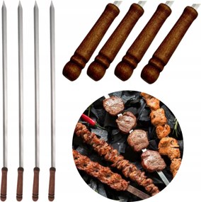 Nyársak Pezsgő Botok Nyársakhoz Grill Rozsdamentes 45CM. x4