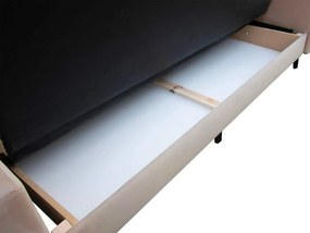 ID LISSZABON kanapéágy tárolóval - krémszínű