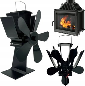 Kandalló Ventilátor Kecske Kandalló Radiátor Hővel Működő 2in1