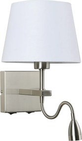Italux NORTE WL-1122-2-BL-SN-RO-WH Fali lámpa 2x60W, 3W/E27, LED 3000K 350LM IP20